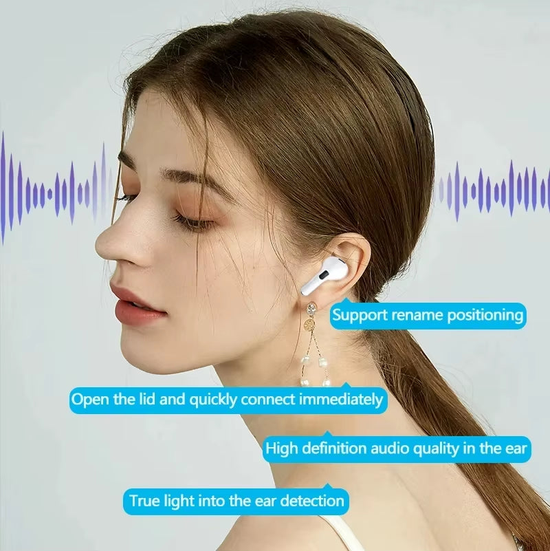 Irpods Pro Wireless Bluetooth Headset Earphone Bluetooth Wireless Headphones Hearing Aids Wireless Headphones Air Pods Gift